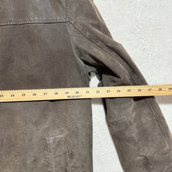 Danier Soft Leather Jacket Coat Brown Thinsulate Lining Men's Size S - Picture 8 of 16